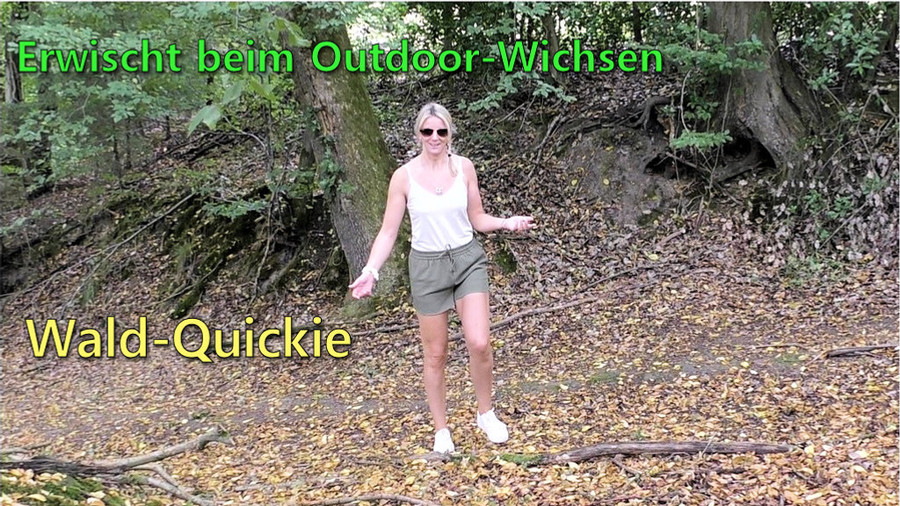 Erwischt beim Outdoor-Wichsen I Wald-Quickie