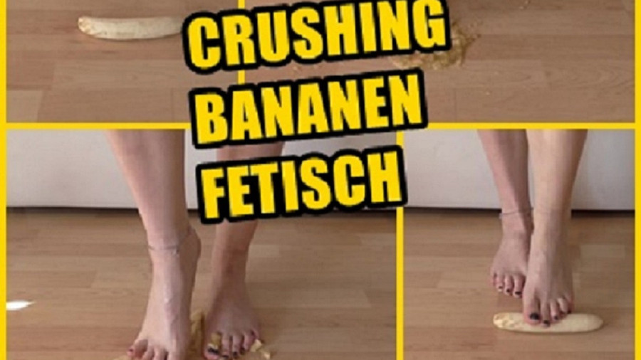 Crushing Bananen Fetisch