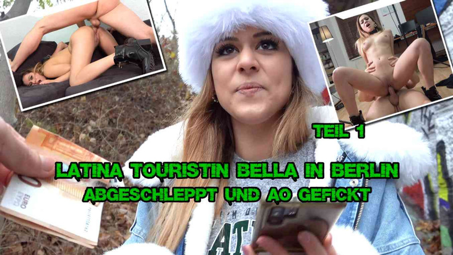 Latina Touristin Bella in Berlin abgeschleppt und AO gefickt 1